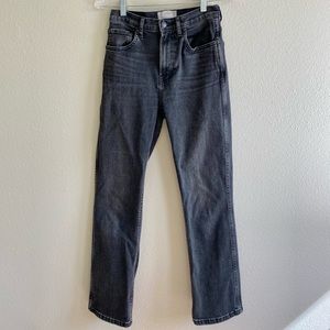 Everlane Cheeky Bootcut Jean Washed Black 26 Regular